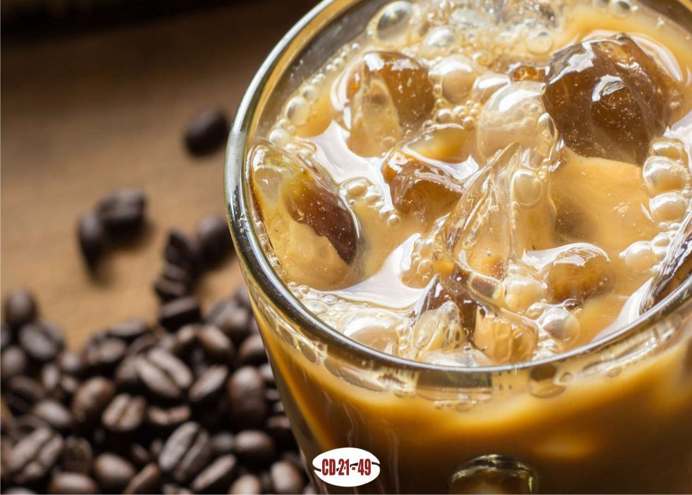 Ice In Coffee wall covering