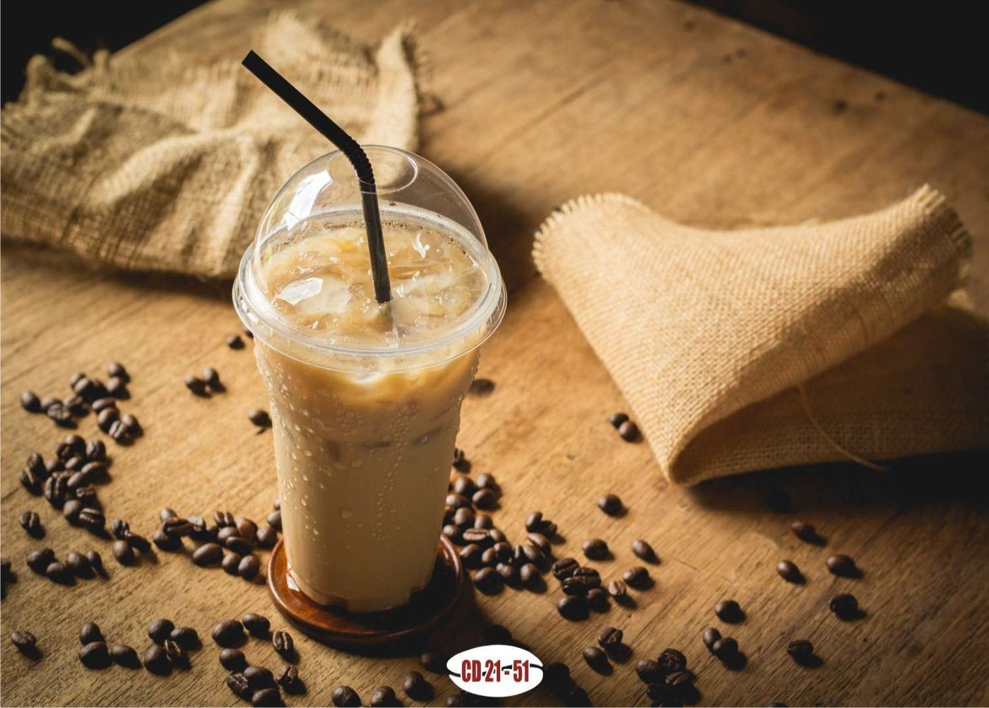 Cold Coffee And Beans wall covering