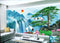 Birds Forest Landscape wall covering