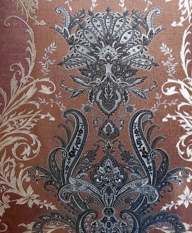 Anastasia Damask Floral Pattern