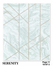 Serenity  Geometric Pattern Wallpaper Roll
