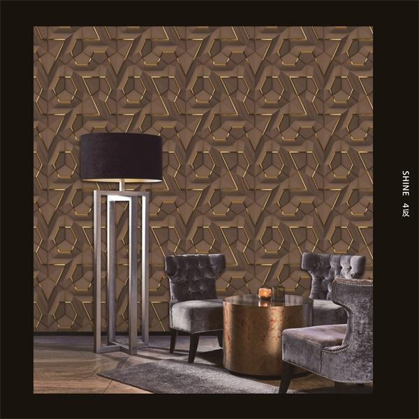 Shine Geometric Shapes Wallpaper Roll