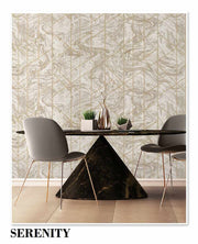 Serenity  Geometric Pattern Wallpaper Roll