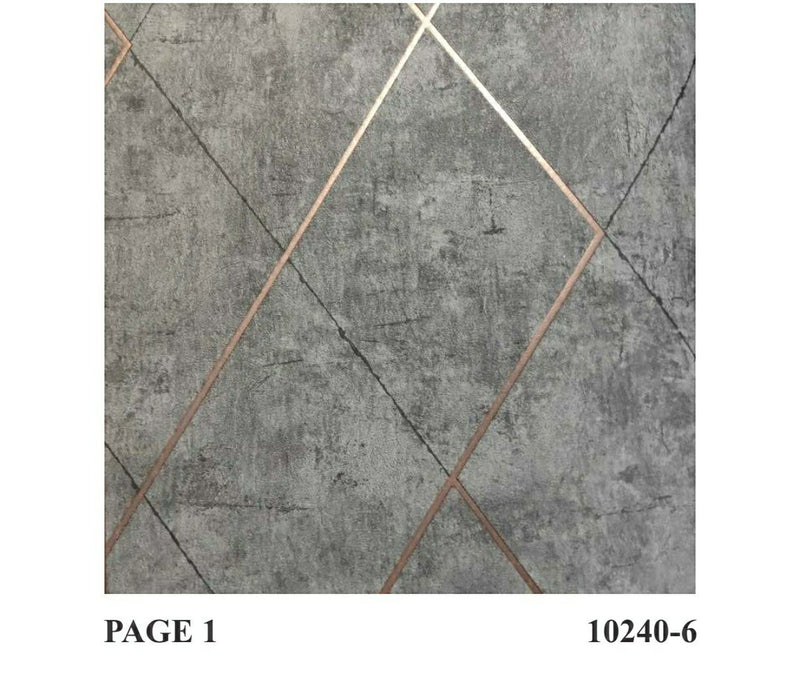 Shining Geometric Pattern Line Wallpaper Roll