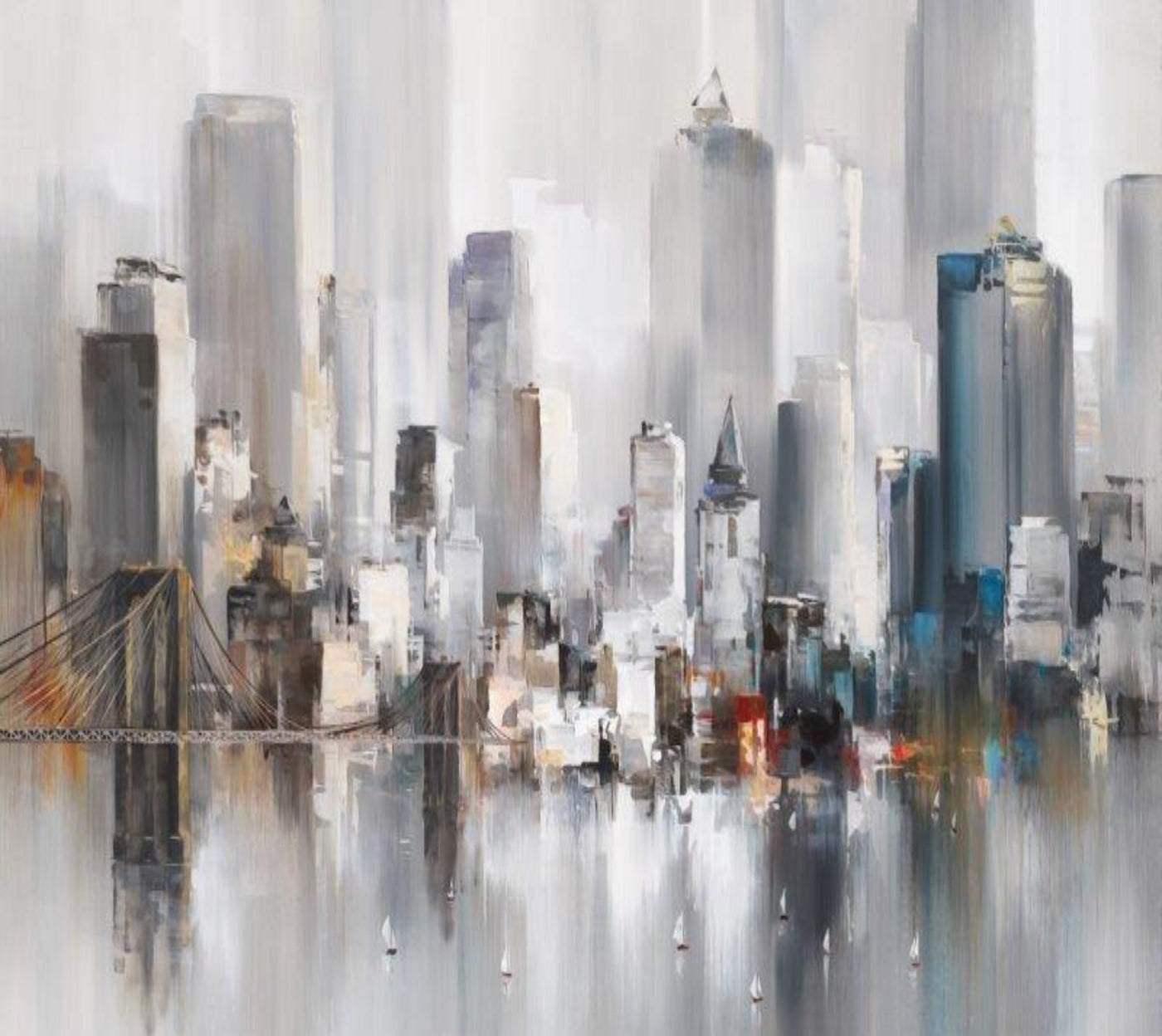 City Painting wall covering