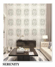 Serenity  Marble Look Wallpaper Roll