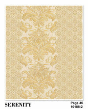 Serenity Vertical Damask Wallpaper Roll