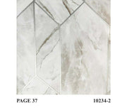 Marble Look Geometric Pattern Wallpaper Roll