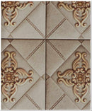Modern World Leather Damask Look Wallpaper Roll