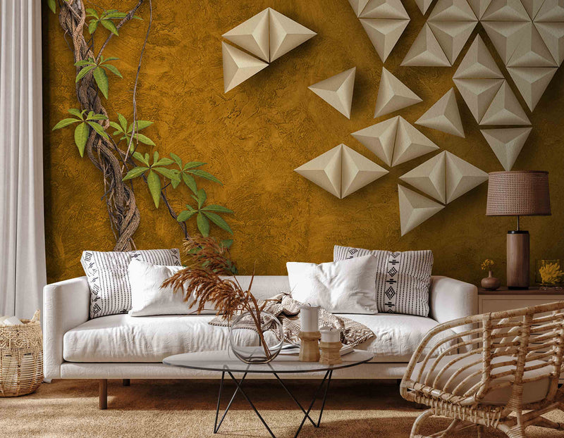 3D Decorative Sofa Wallpaper for Wall