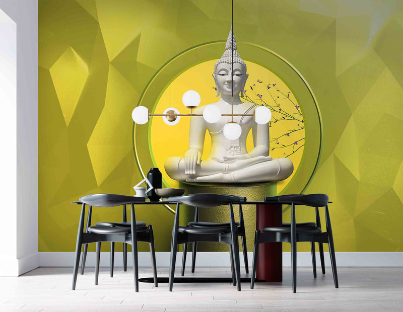 3D Decorative Buddha Wallpaper for Wall – Myindianthings