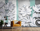 3D Decorative Flower Wallpaper for Wall