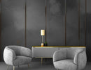 3D Decorative Black Wallpaper for Wall