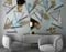 3D Decorative White Sofa Wallpaper for Wall