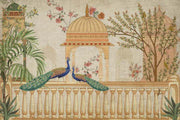 Indian peacock wall