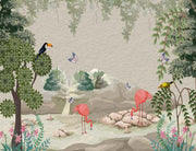 Oriental swan Wallpaper