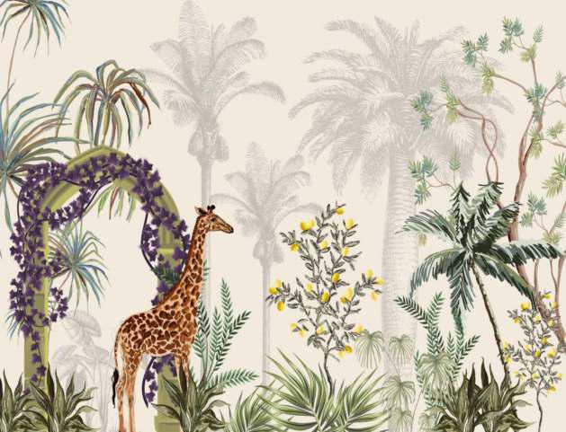 Animal land paradise wallpaper