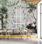 Arch window tropical
