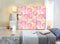 Pink Candy Self Adhesive Sticker For Wardrobe