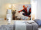 Spiderman In Action Self Adhesive Sticker For Wardrobe
