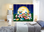 Mickey Characters Self Adhesive Sticker For Wardrobe