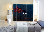 Superman DC Comic Character Self Adhesive Sticker For Wardrobe