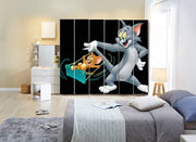 Tom And Jerry Self Adhesive Sticker For Wardrobe