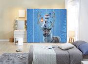 Frozen Cartoon Self Adhesive Sticker For Wardrobe