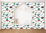 UFO Self Adhesive Sticker For Wardrobe