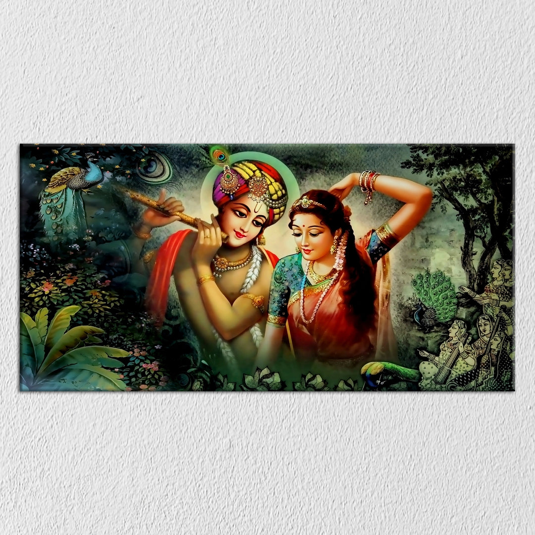 Radha Keshava Divine Canvas