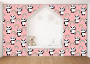 Panda Self Adhesive Sticker For Wardrobe