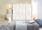 Marble Sketch Art Self Adhesive Sticker For Wardrobe