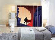 Batman Self Adhesive Sticker For Wardrobe