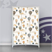 Air Baloons Self Adhesive Sticker For Wardrobe