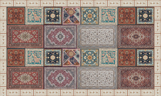 kashmiri carpet pattern wallpaper