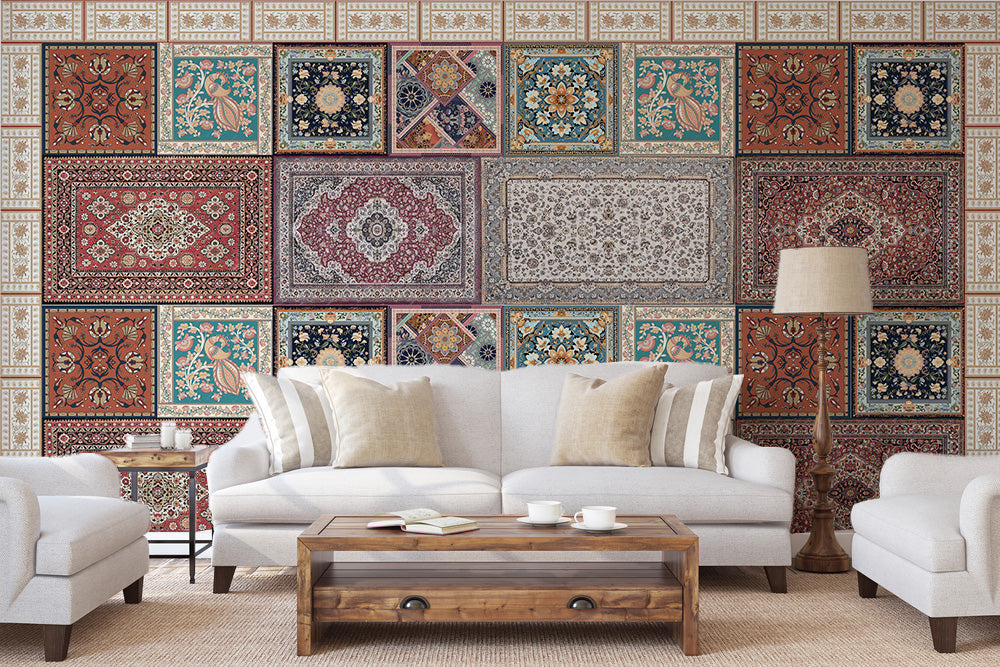 kashmiri carpet pattern wallpaper