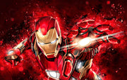 Avenger Character Self Adhesive Sticker For Wardrobe