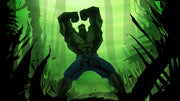 Superhero Hulk Self Adhesive Sticker For Wardrobe
