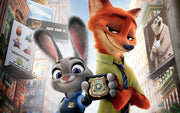 Zootopia Character Self Adhesive Sticker For Wardrobe