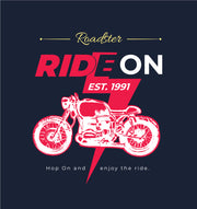 Ride On Bike Self Adhesive Sticker For Wardrobe