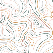 Marble Sketch Art Self Adhesive Sticker For Wardrobe