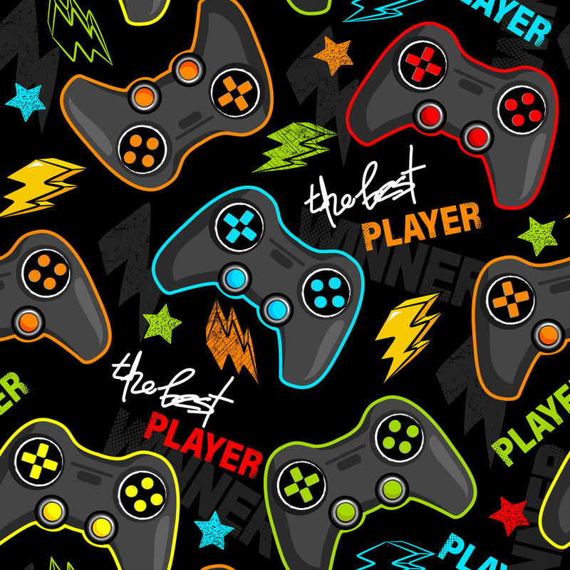Game Remote Drawing Self Adhesive Sticker For Wardrobe