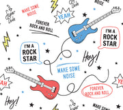 Guitar Sketch Self Adhesive Sticker For Wardrobe
