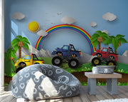 Monster Truck Customised Wallpaper for wall