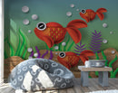 Animated Under Water Life Customised Wallpaper for wall