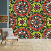Decorative Floral Ornament Wallpaper