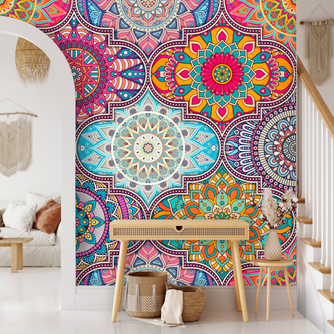 Indian Hippie Bohemian Wallpaper