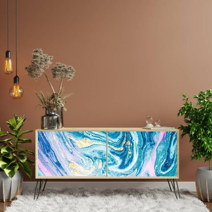 Acrylic Pour Sticker