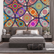Multicolor TapestryMandala Wallpaper