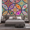 Multicolor TapestryMandala Wallpaper